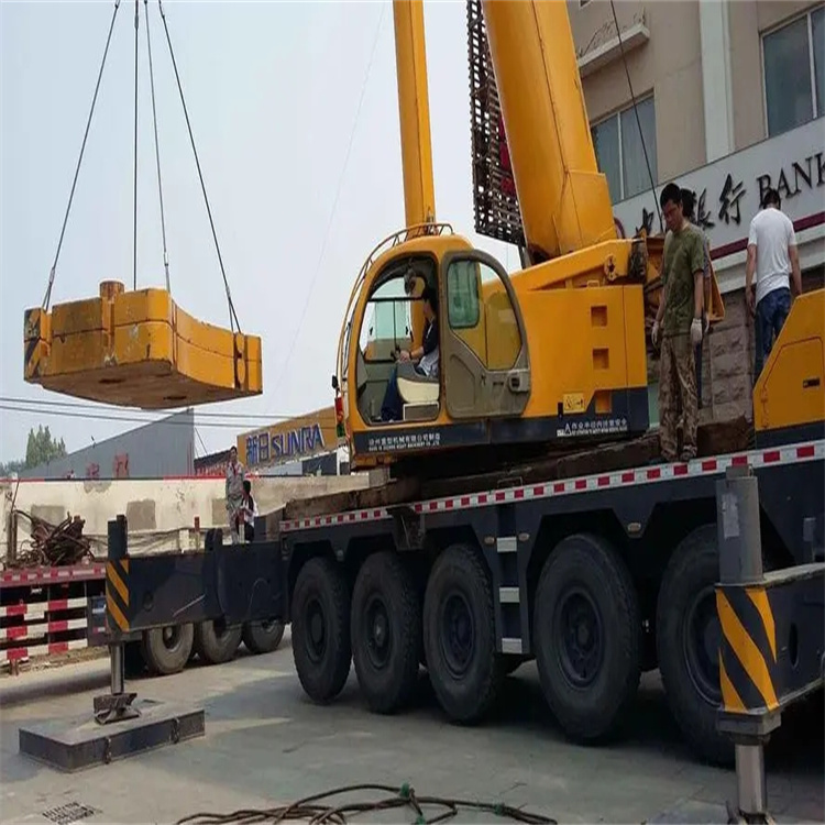 资源当地吊车出租|机器吊装|75吨|工厂搬迁服务